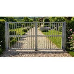 CANCELLO PEDONALE ZINCATO A CALDO MT 2X1